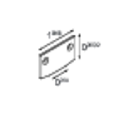 Track 48V Endplate Recessed